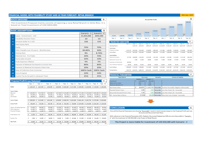 design investor ready customized financial feasibility for capital raise