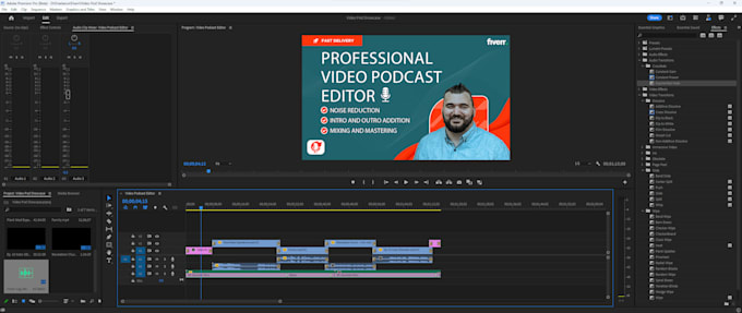 professionally edit your video podcast