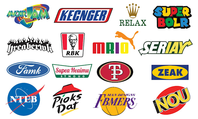 create a excellent bootleg , mlb and parody logo