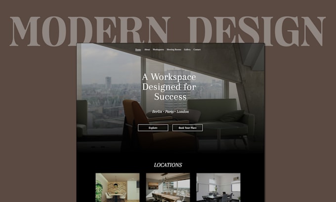 build design redesign modern squarespace wix website