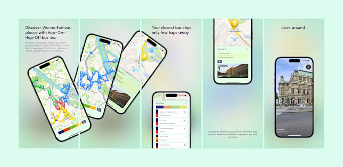 design app screenshots for app store and play store