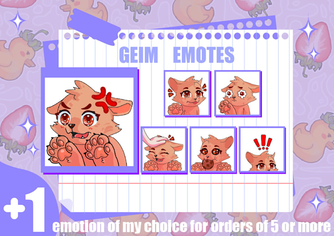 draw an emotion with your character