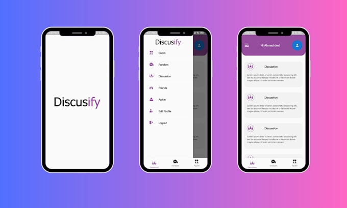 design and develop eye catching flutter UI and backend