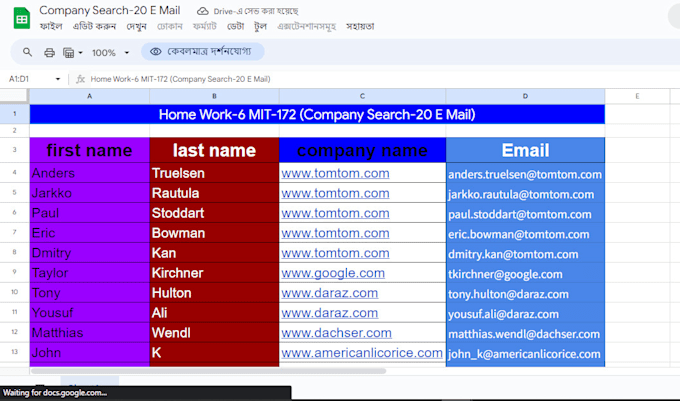 do accurate  web search company data search ecommerce