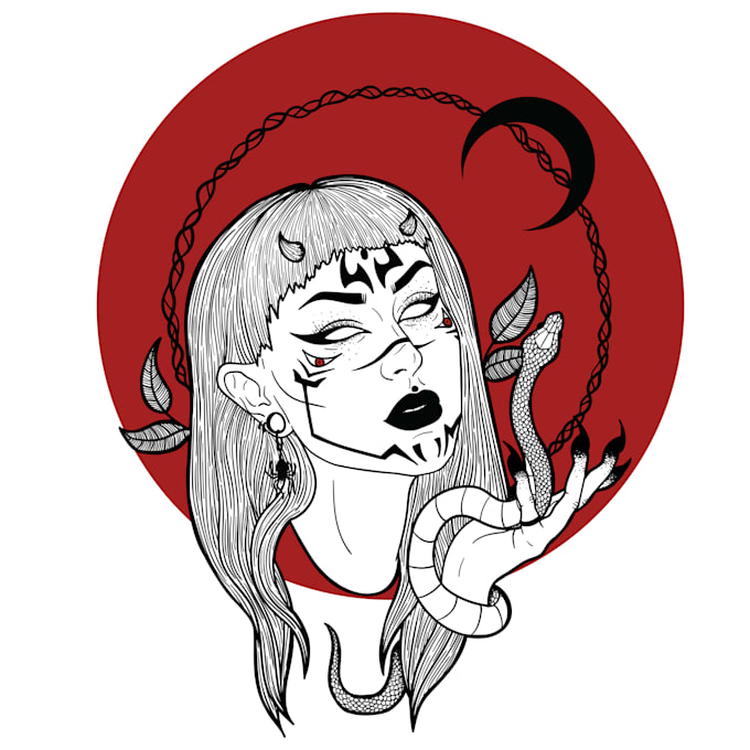 draw you a linework portrait