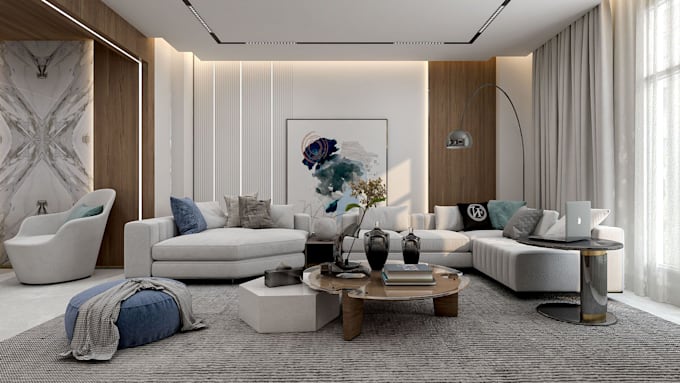 create interior design with free 360 render view