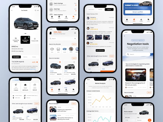 design professional UX UI for websites and mobile apps