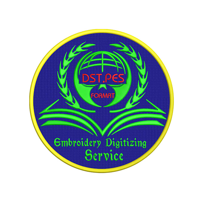 professionally digitize your any logo into embroidery format