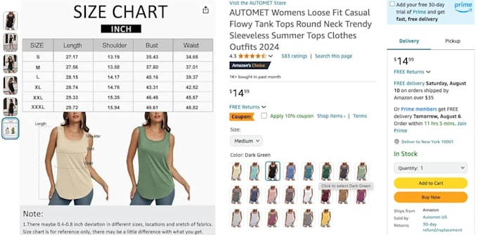 fix any amazon listing errors and variation issues