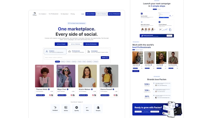 design a modern saas,ai or startup website in framer,webflow