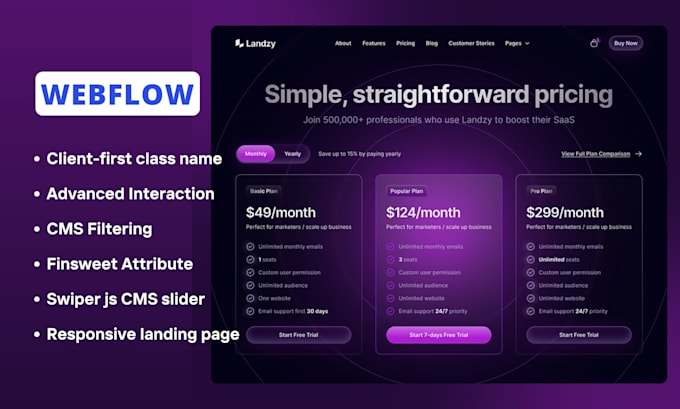 convert figma to webflow website design with webflow templates