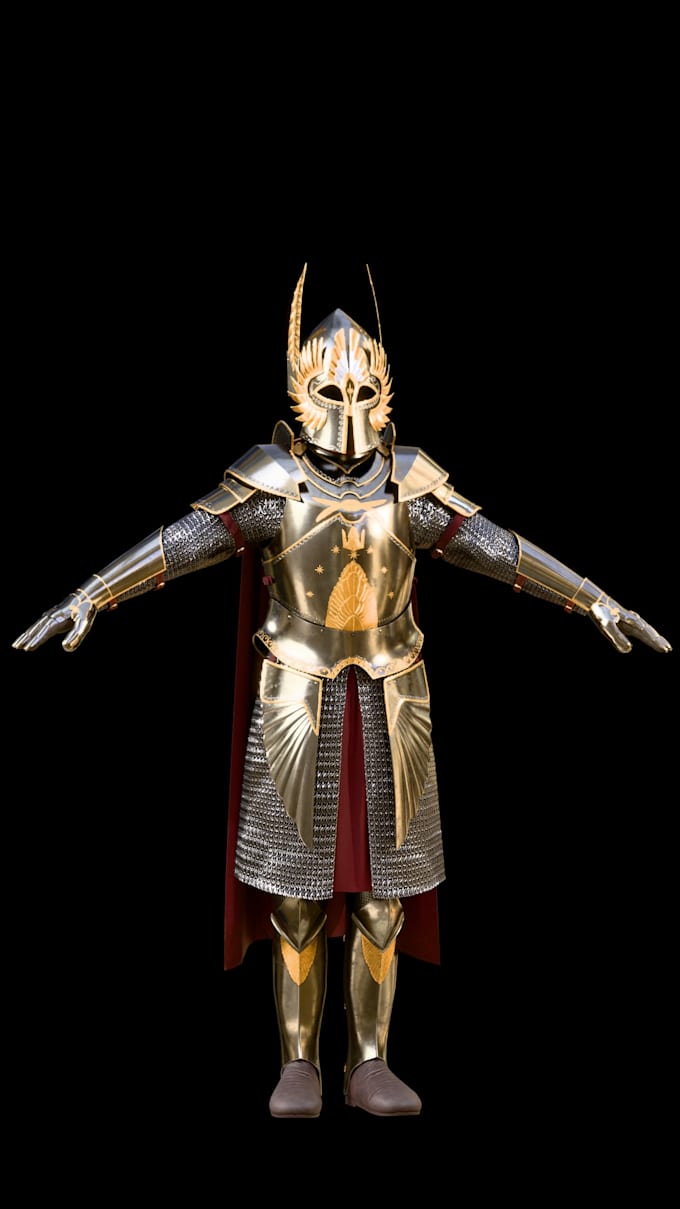 design realistic military armor weapon in 3d pbr, game ready