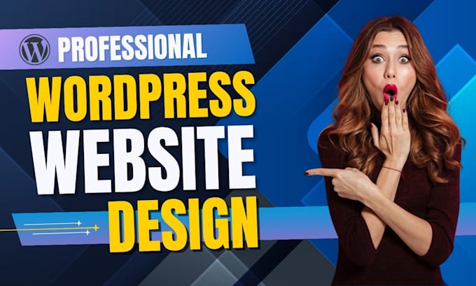 create a professional wordpress website design with elementor pro