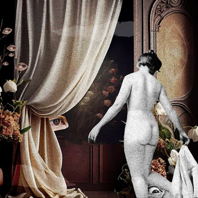 make psychedelic collage art