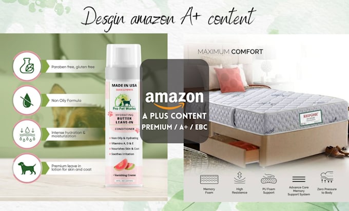 design premium amazon a plus content, or amazon ebc design
