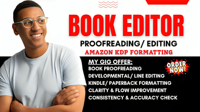 proofread edit and format your manuscript to improve clarity flow for amazon kdp