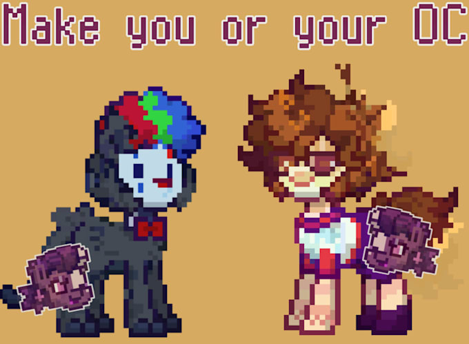 making a character for you in pony town