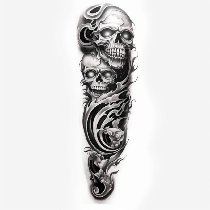 Draw a custom tattoo design as a tattoo artist by Mongougseam | Fiverr