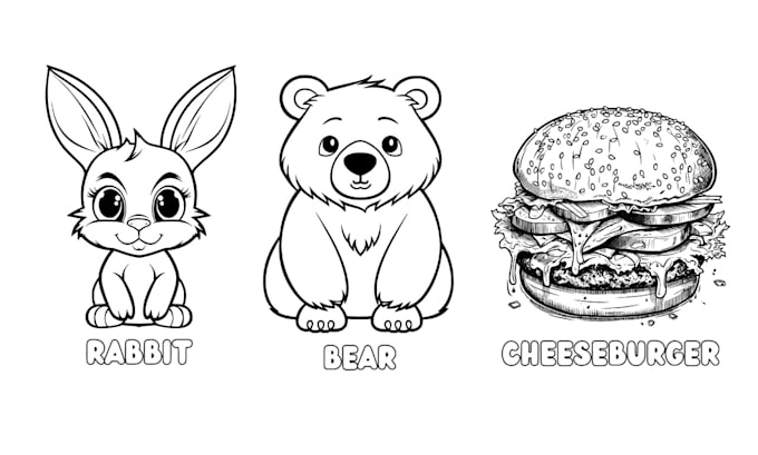 create coloring pages using ai with midjourney or dalle 3