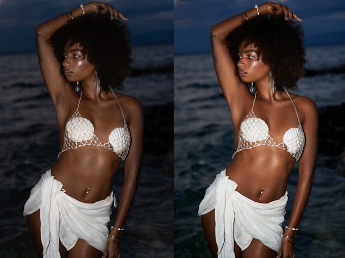 professionally retouch boudoir and swimsuit photos