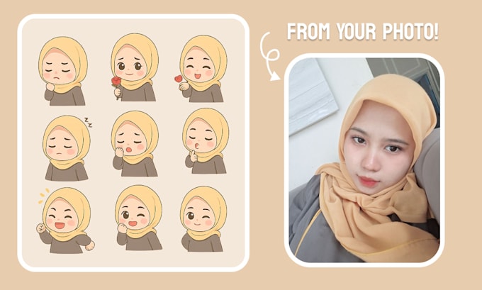 draw custom cute twitch emotes or sticker for you
