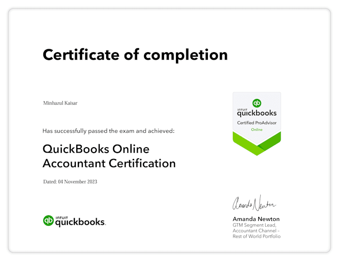 help you become a certified quickbooks proadvisor