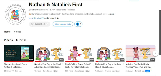 professionally channel create and setup with logo banner