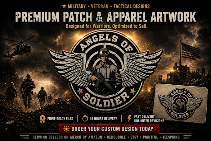 do military tactical, retro vintage, badge, and patch logo