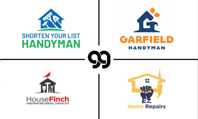 do handyman carpenter electrician plumber logo design
