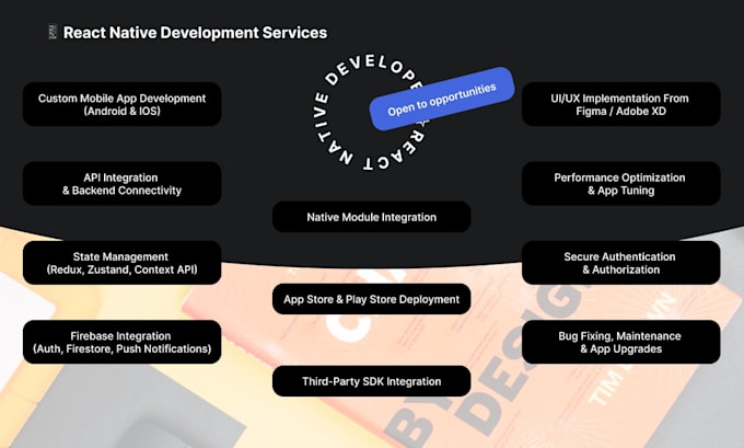 convert figma or xd design to react native mobile app