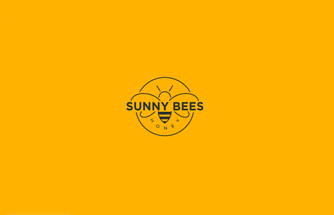 design homegrown honey product logo