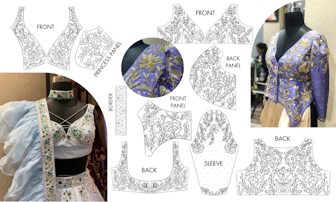 create customize embroidery patterns and work for you