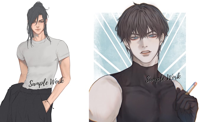 draw custom anime illustration for you