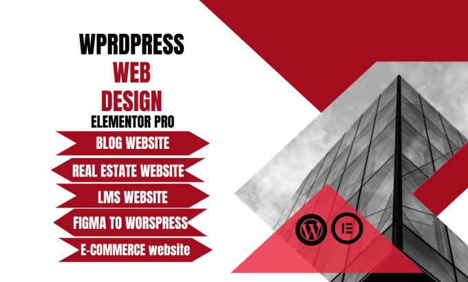 create wordpress website design, figma to wordpress by elementor pro