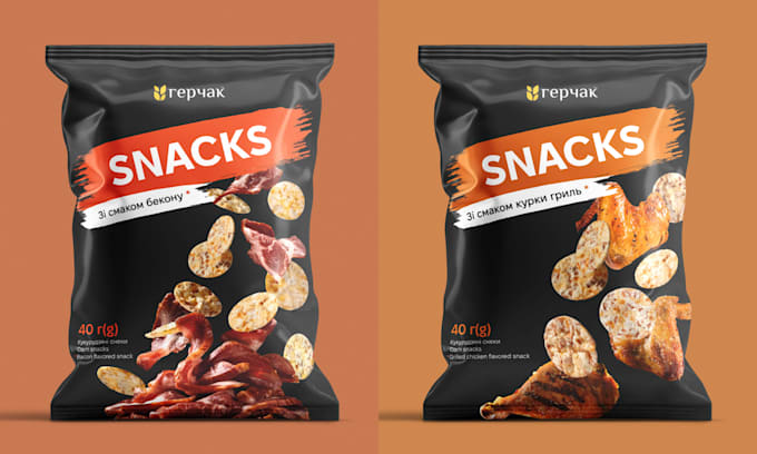 design elegant food packaging and labels