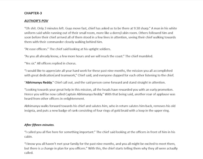 edit and rewrite novel with expert feedback
