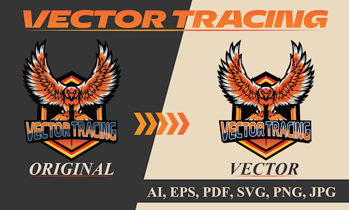 Vector tracing redraw and vectorize convert to vector png,ai by Aqiq ...
