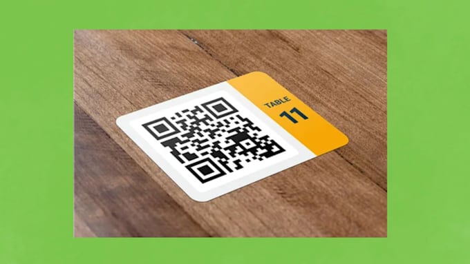 generate a digital qr code menu for restaurants or cafés