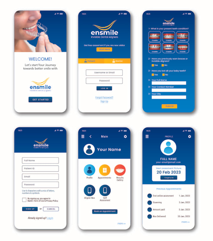 design website user interface, figma UI mockups, mobile app