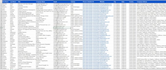 do targeted b2b lead generation and verified email list building