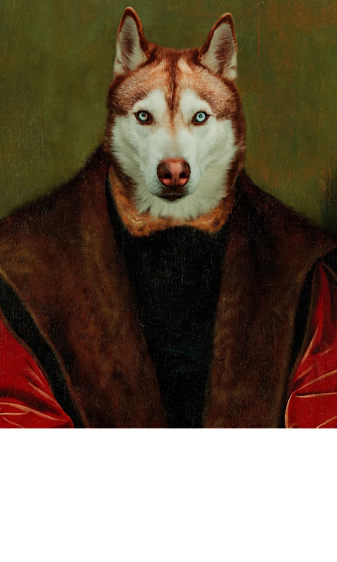 do pet portraits in renaissance style
