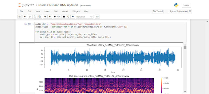 do audio analysis, voice detection, cloning and signals visualization