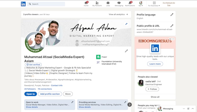 optimize your professional linkedin profile