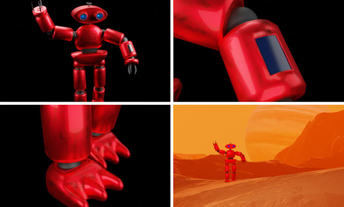 do 3d models and 3d renders with blender