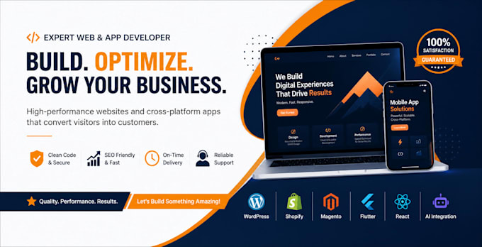 build a mobile app, web, android, and ios app, cross platform