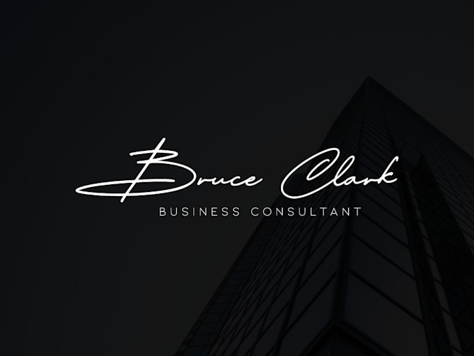 design luxury signature and handwritten business logo
