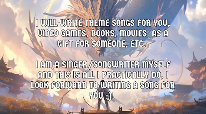 write you an awesome song