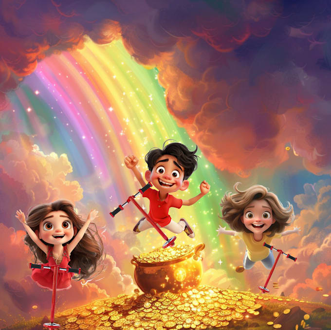 create a children book illustration using midjourney