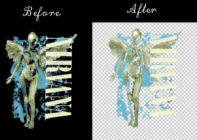 professionally extract designs from tshirts and image for print in 6 hours