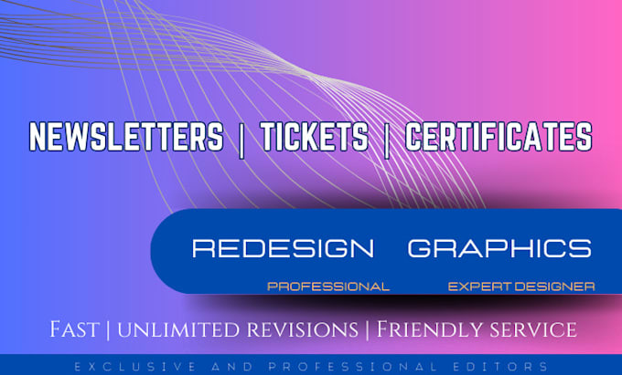 design company newsletter, vouchers, tickets, flyer, coupons, custom cards